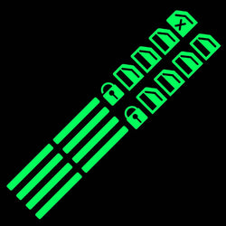 Luminous Car Window Button Sticker Door Window Lifter Switch