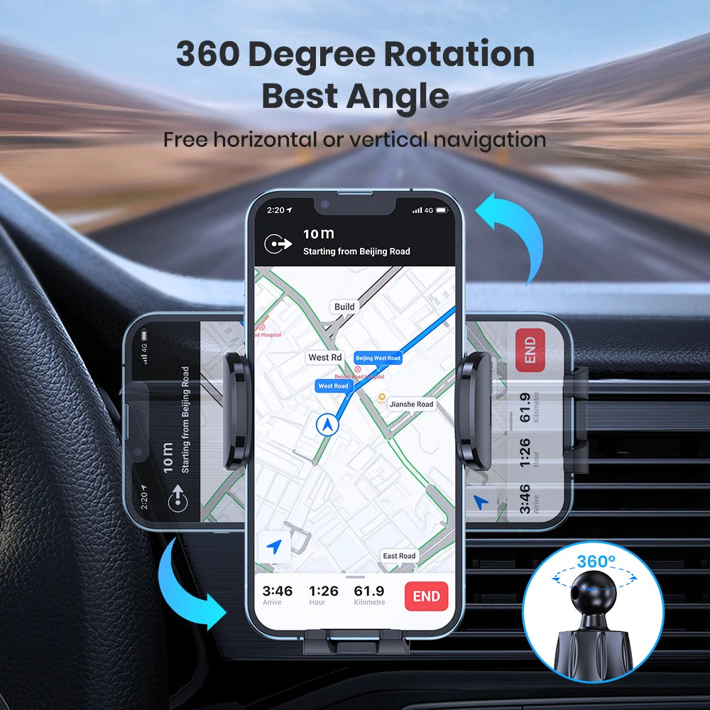 TOPK Universal Car Bracket Gravity Auto Phone Holder Car