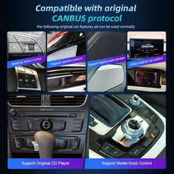 12.3 Android 14 Wireless Carplay For Audi A4 A5 Q5 B9