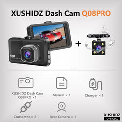 XUSHIDZ NEW 1080P HD Dash Camera Loop Recording Car