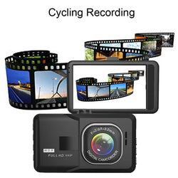 XUSHIDZ NEW 1080P HD Dash Camera Loop Recording Car
