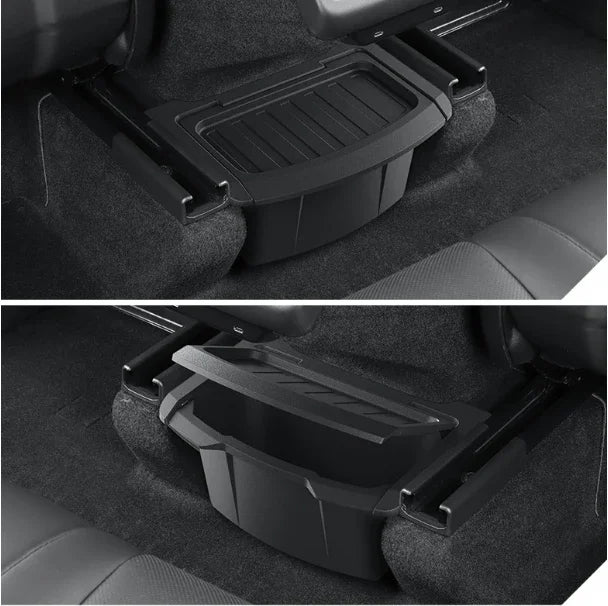 For 2025 Tesla Model Y Juniper Rear Floor Bin Storage Box Durable