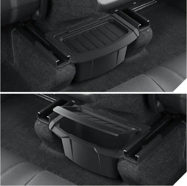 For 2025 Tesla Model Y Juniper Rear Floor Bin Storage Box Durable