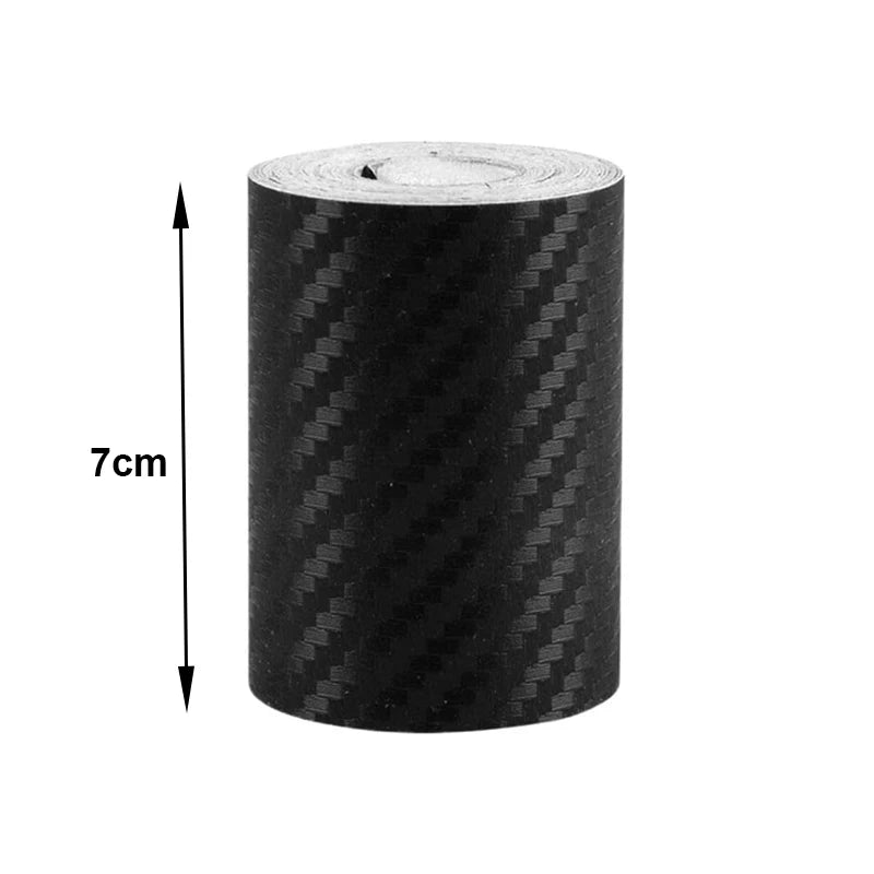 3D Nano Carbon Fiber Car Tape Black Car Door Edge Guards Side