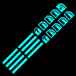 Luminous Car Window Button Sticker Door Window Lifter Switch